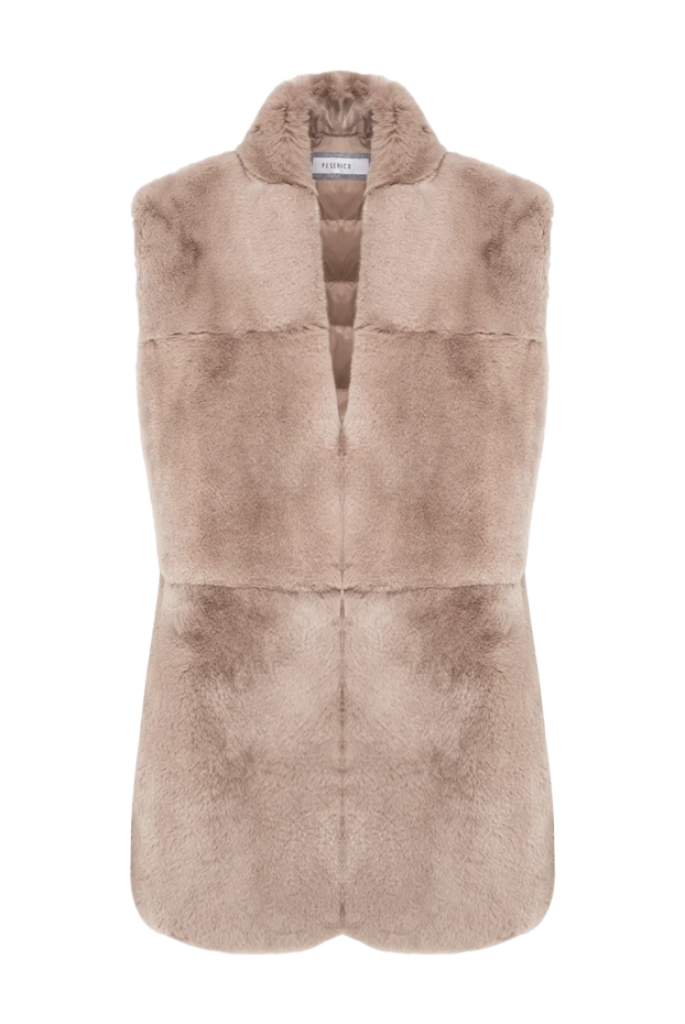 Peserico fur vest with quilted nylon lining in powder finish 197776 - photo 1