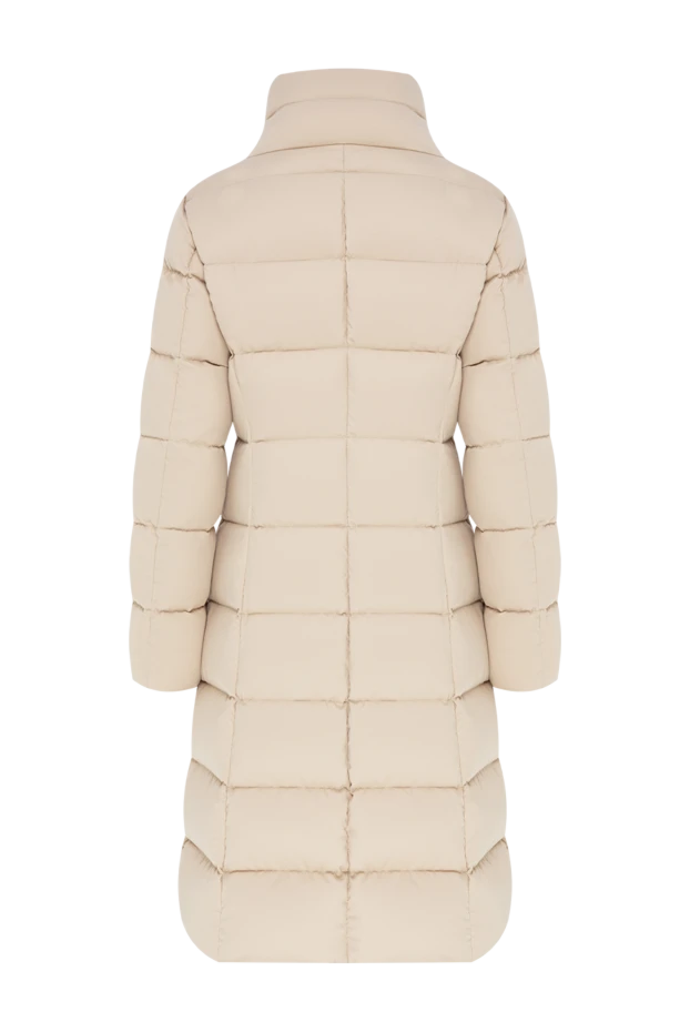 Herno long women's cream-colored down coat with a voluminous stand-up collar 197780 - photo 2