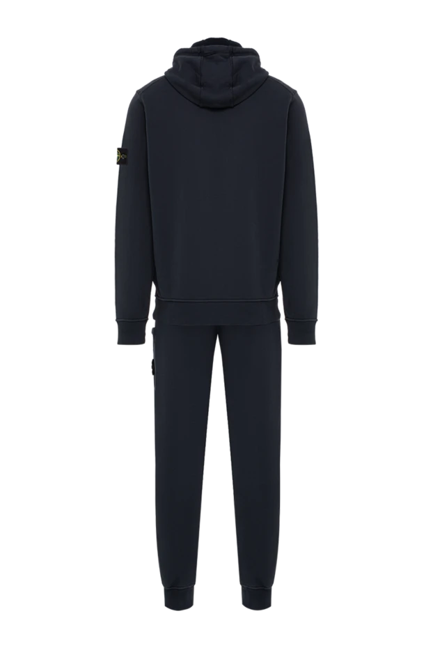 Stone Island базовый хлопковый костюм с худи и карманом карго 197784 - фото 2