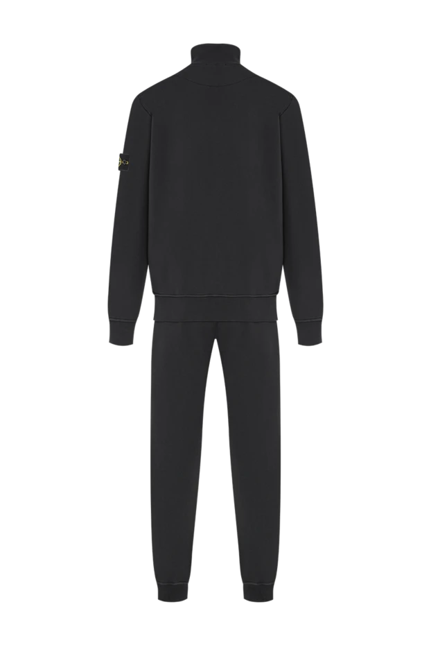 Stone Island черный хлопковый костюм на молнии с воротником-стойкой 197786 - photo 2