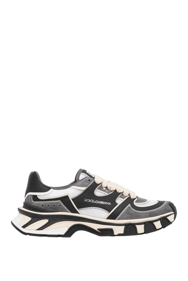 Dolce & Gabbana men's country road black and white combo sneakers 197817 - photo 1