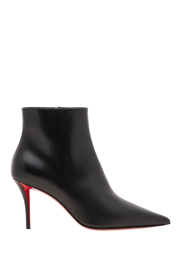Christian Louboutin ботильоны miss z booty с заостренным носком из черной телячьей кожи 197862 - photo 1