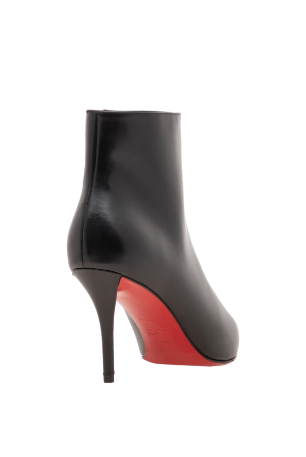 Christian Louboutin ботильоны miss z booty с заостренным носком из черной телячьей кожи 197862 - photo 3