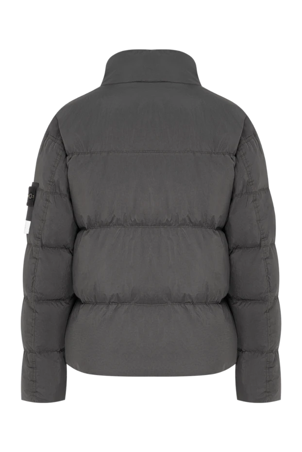 Stone Island мужская стеганая пуховая куртка в фирменном сложном оттенке lead grey 197890 - photo 3