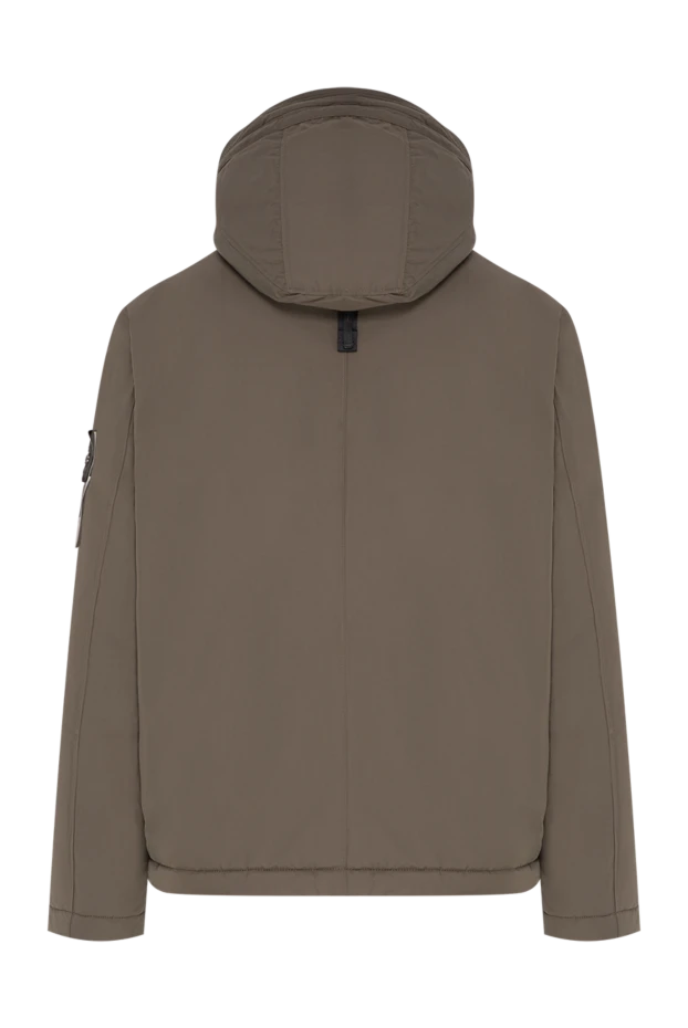 Stone Island мужская утепленная куртка-парка к в фирменном угольно-сером оттенке 197891 - photo 3