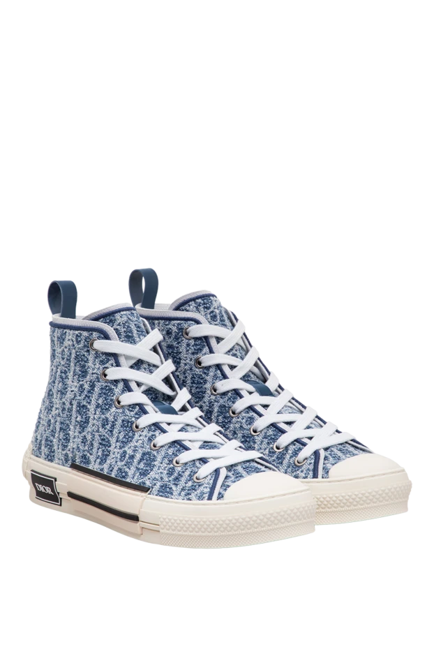 Dior dior b23 league биік кроссовкалары dior oblique джинсы жейдесінде 197909 - фото 3