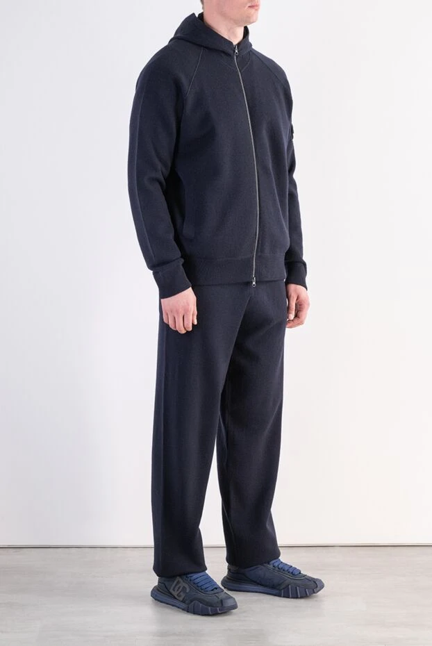 Stone Island жүннен тоқылған костюм, капюшон және әйгілі патчтармен 197950 - фото 3