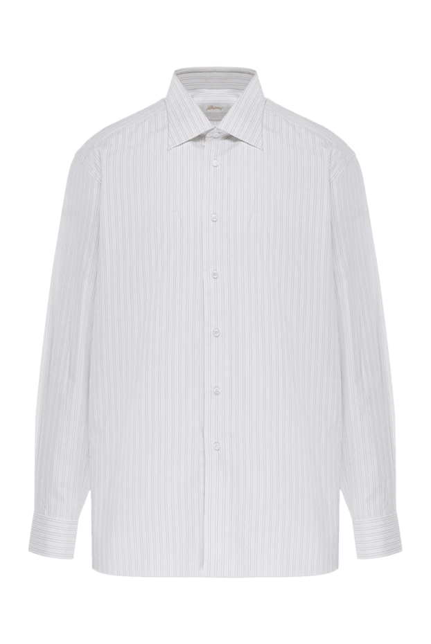 Ерлерге арналған ақ мақта көйлек - фото 1