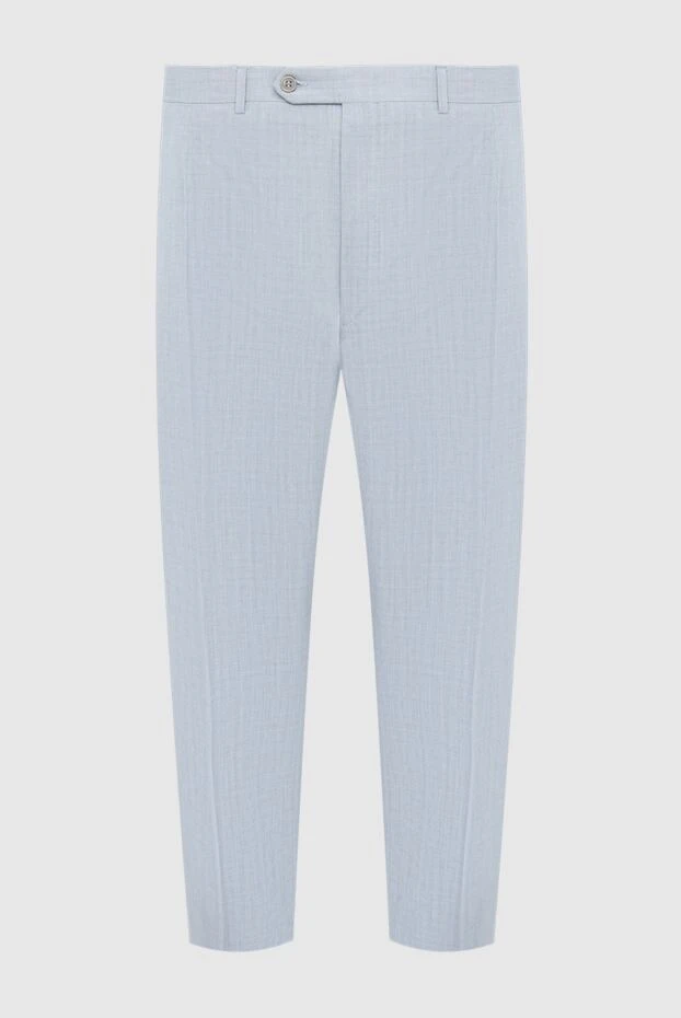 Canali man gray wool trousers for men купить с ценами и фото 936587 - photo 1