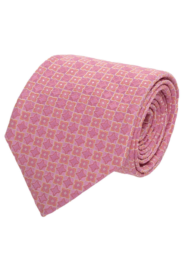 Canali man tie silk pink for men купить с ценами и фото 936611 - photo 1