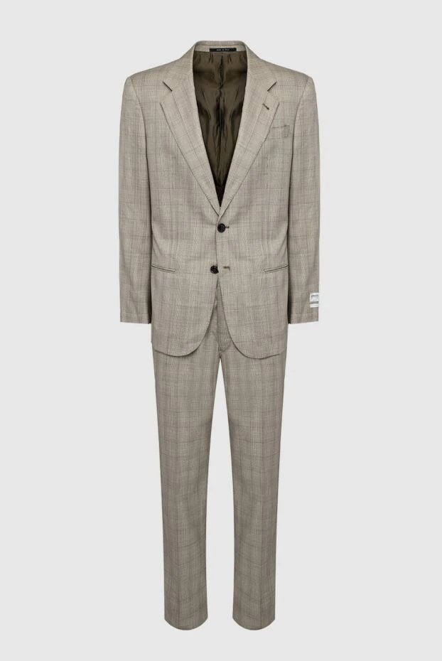 Armani man men's suit made of wool and silk, beige купить с ценами и фото 947019 - photo 1