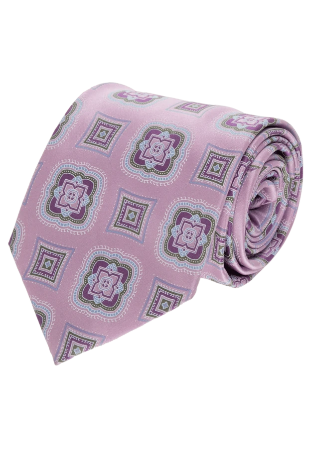 Canali man purple silk tie for men купить с ценами и фото 949048 - photo 1