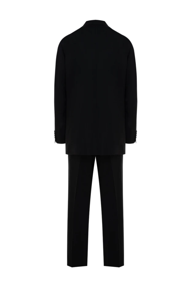 Canali man men's suit made of wool and mohair, black купить с ценами и фото 949159 - photo 2