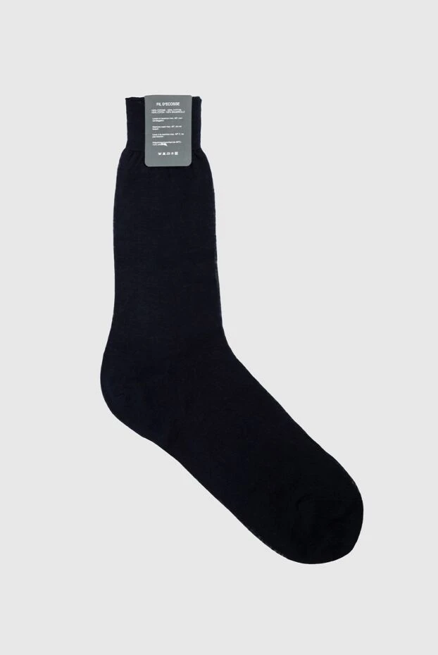 Zimmerli man men's blue cotton socks купить с ценами и фото 953438 - photo 2