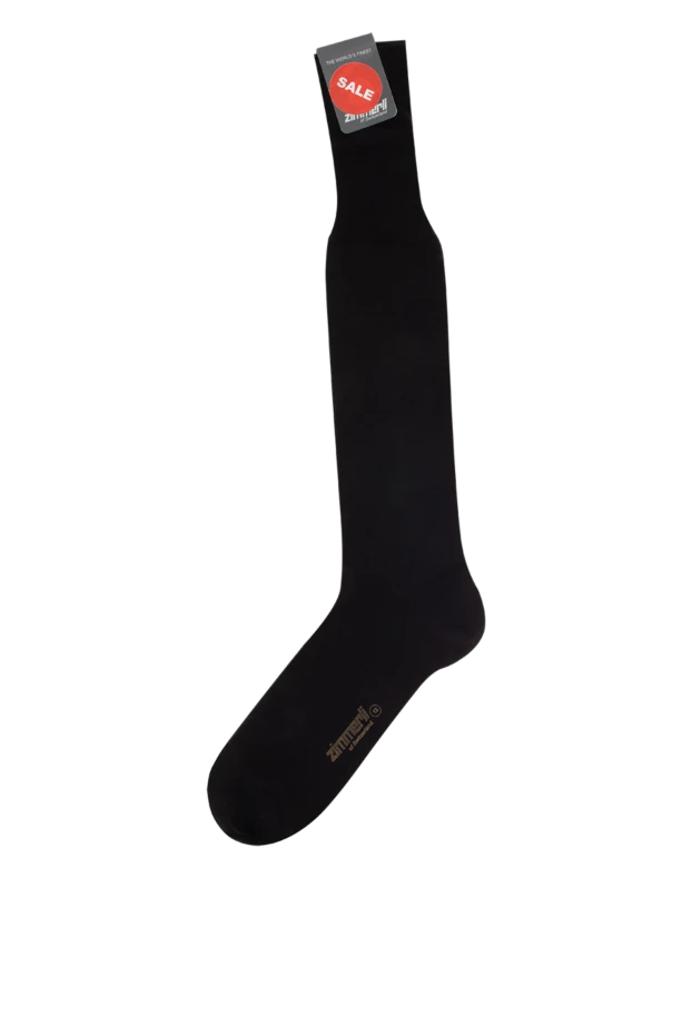 Zimmerli man men's black cotton socks купить с ценами и фото 953441 - photo 1