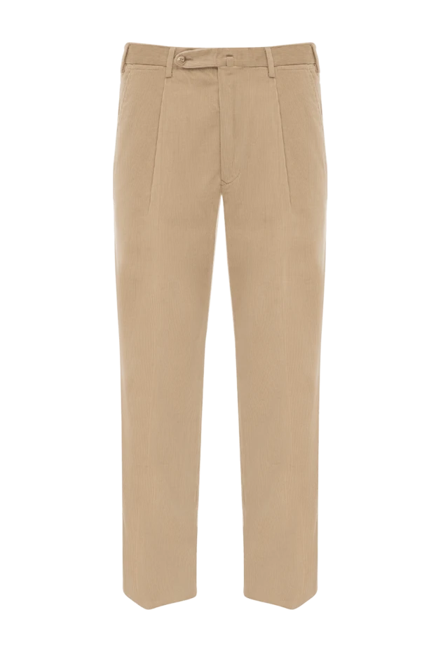 Colombo man beige cotton and cashmere trousers for men купить с ценами и фото 957914 - photo 1