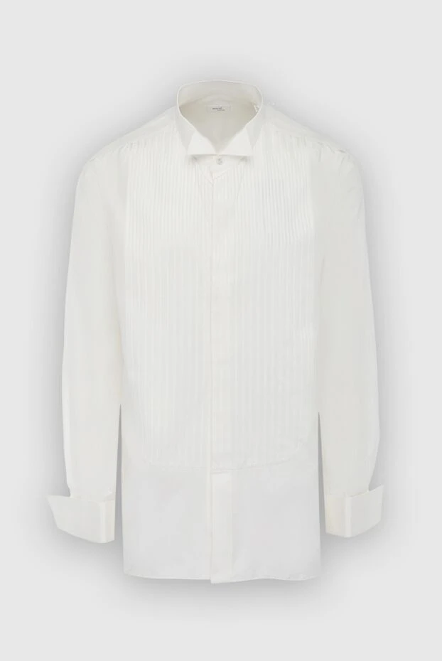 Marol man white cotton shirt for men купить с ценами и фото 960201 - photo 1