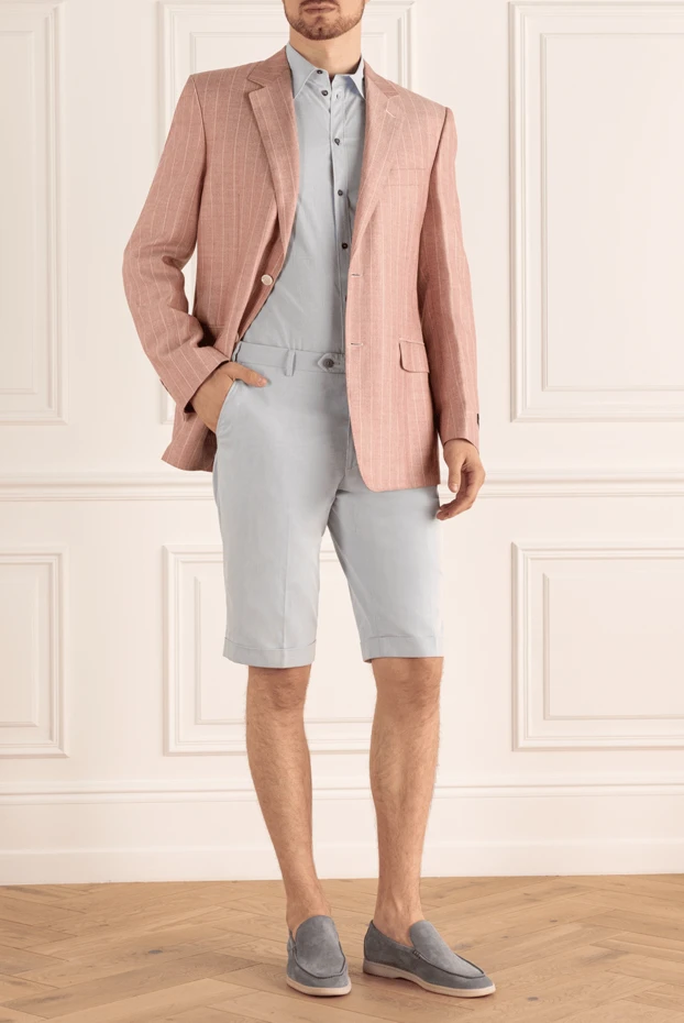 Canali man jacket pink for men купить с ценами и фото 969388 - photo 2