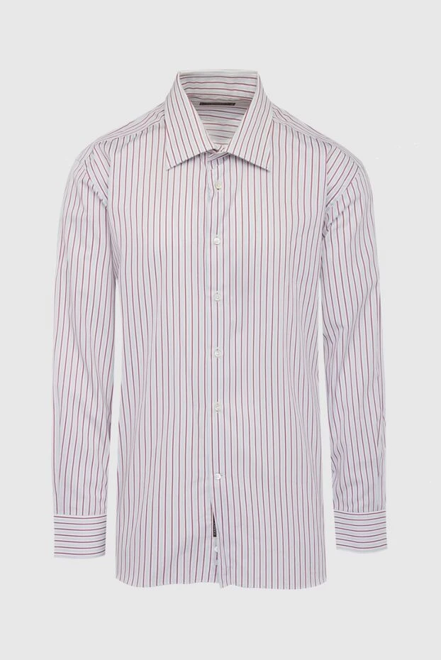 Canali man white cotton shirt for men купить с ценами и фото 969436 - photo 1