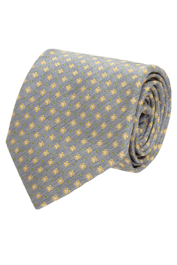 Canali man gray silk tie for men купить с ценами и фото 969499 - photo 1