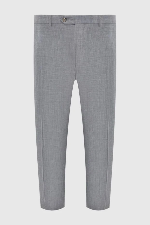 Canali man gray wool trousers for men купить с ценами и фото 969604 - photo 1