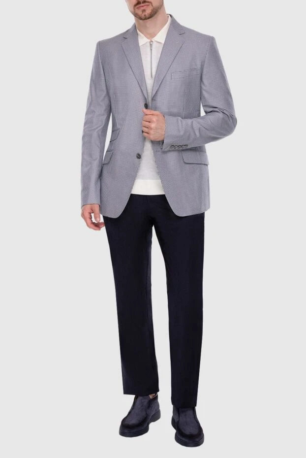 Gucci man gray cotton jacket for men купить с ценами и фото 977009 - photo 2