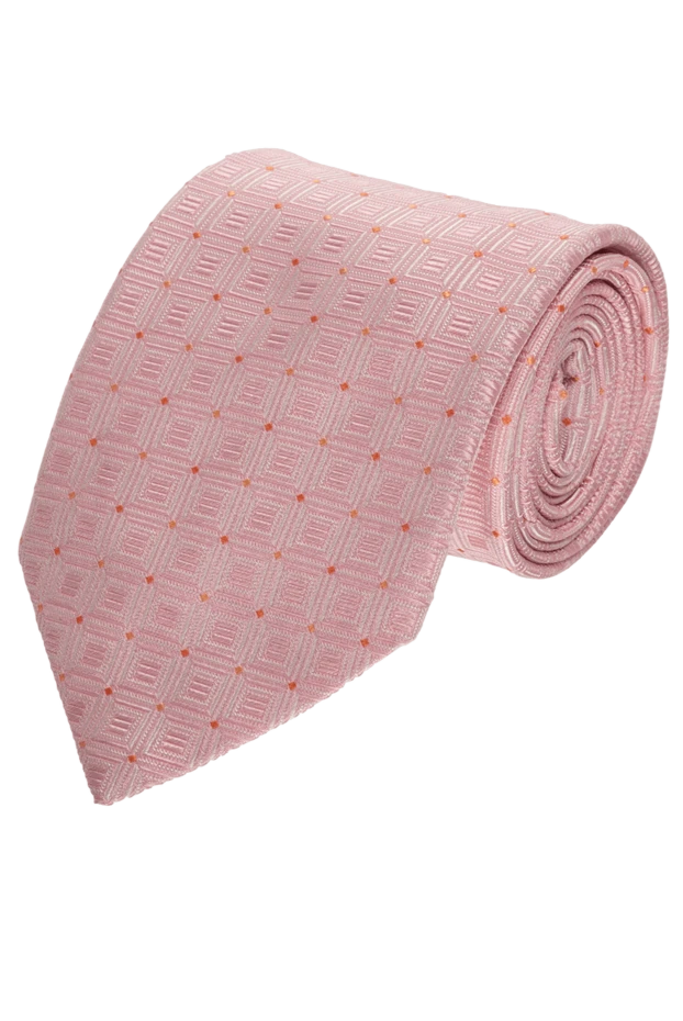 Canali man pink silk tie for men купить с ценами и фото 978435 - photo 1