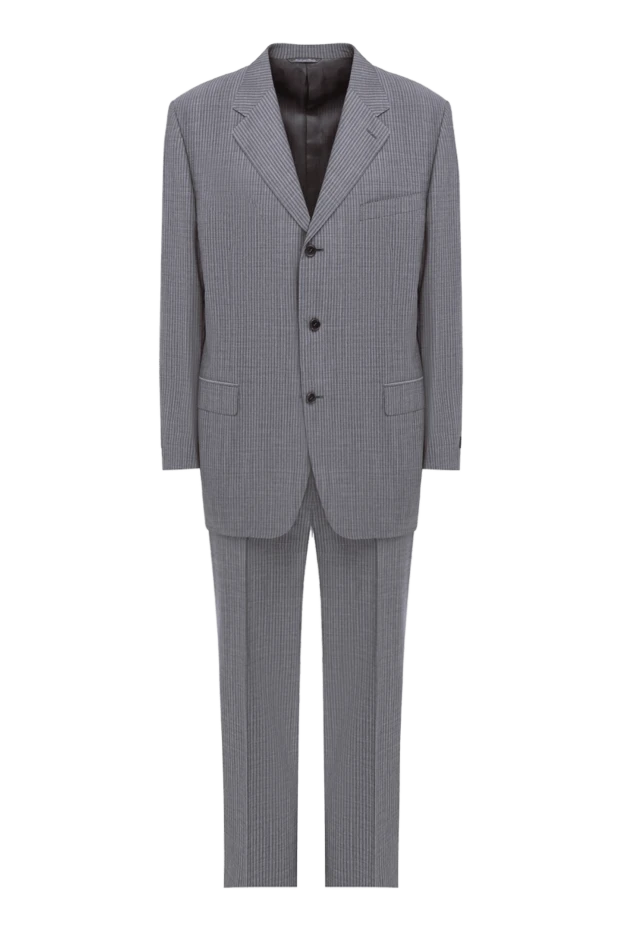 Canali man men's suit made of wool and mohair, gray купить с ценами и фото 978496 - photo 1