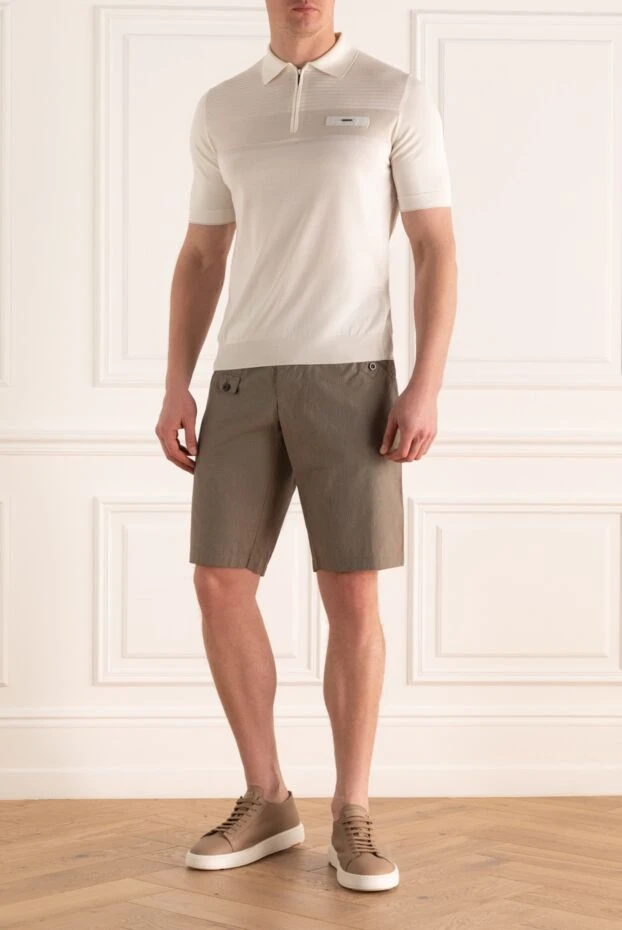 Dolce & Gabbana man beige cotton shorts for men купить с ценами и фото 979105 - photo 2