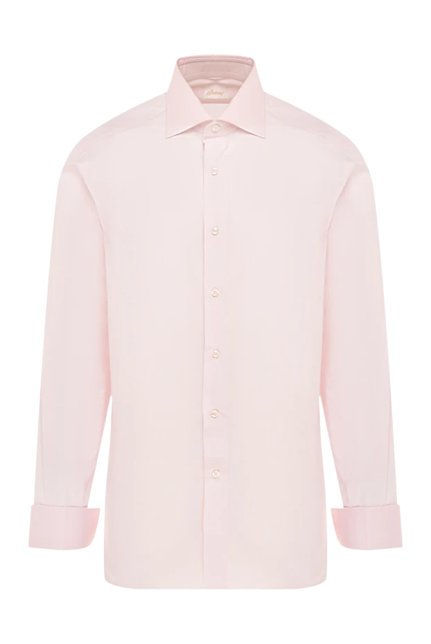 Brioni man pink cotton shirt for men 980013 - photo 1