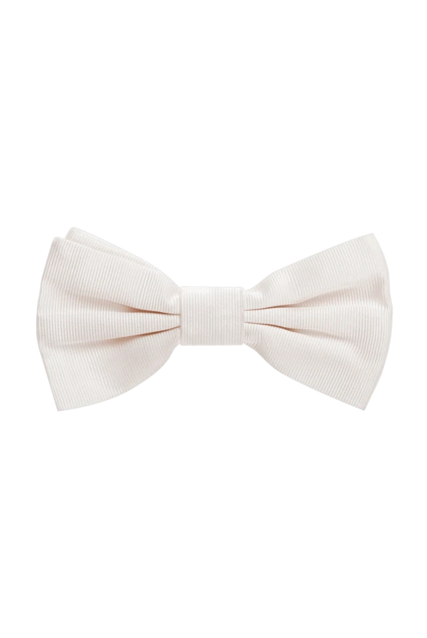 Dolce & Gabbana man white silk the bow tie for men купить с ценами и фото 981116 - photo 1