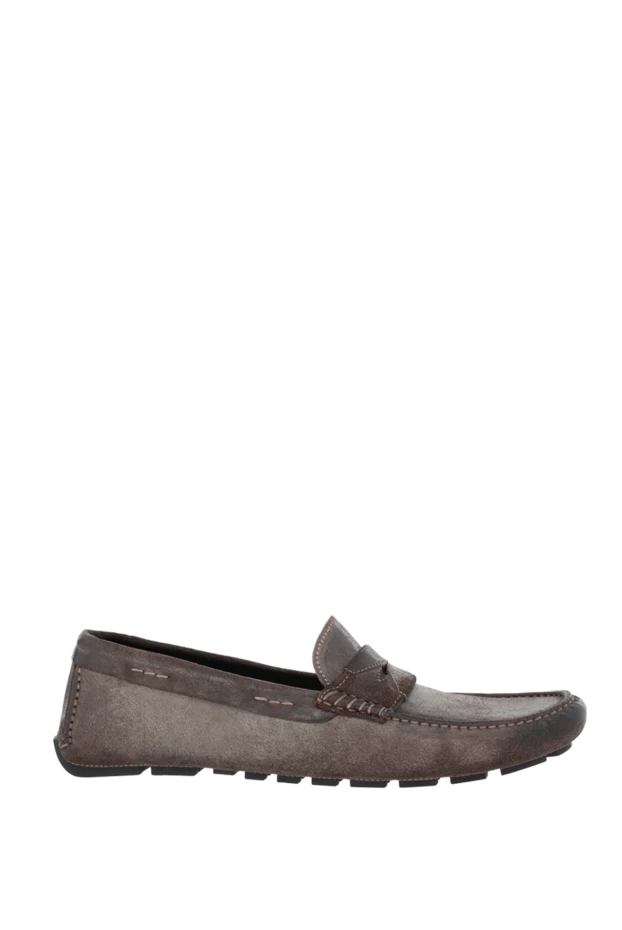 Dolce & Gabbana man men's moccasins from nubuck brown купить с ценами и фото 981177 - photo 1