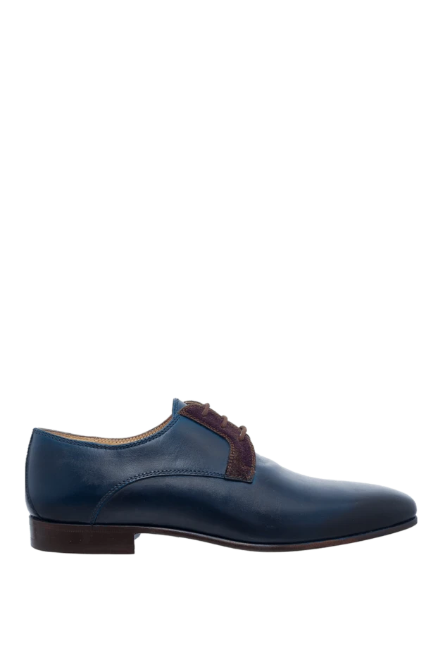 Sutor Mantellassi man blue leather men's shoes купить с ценами и фото 984794 - photo 1