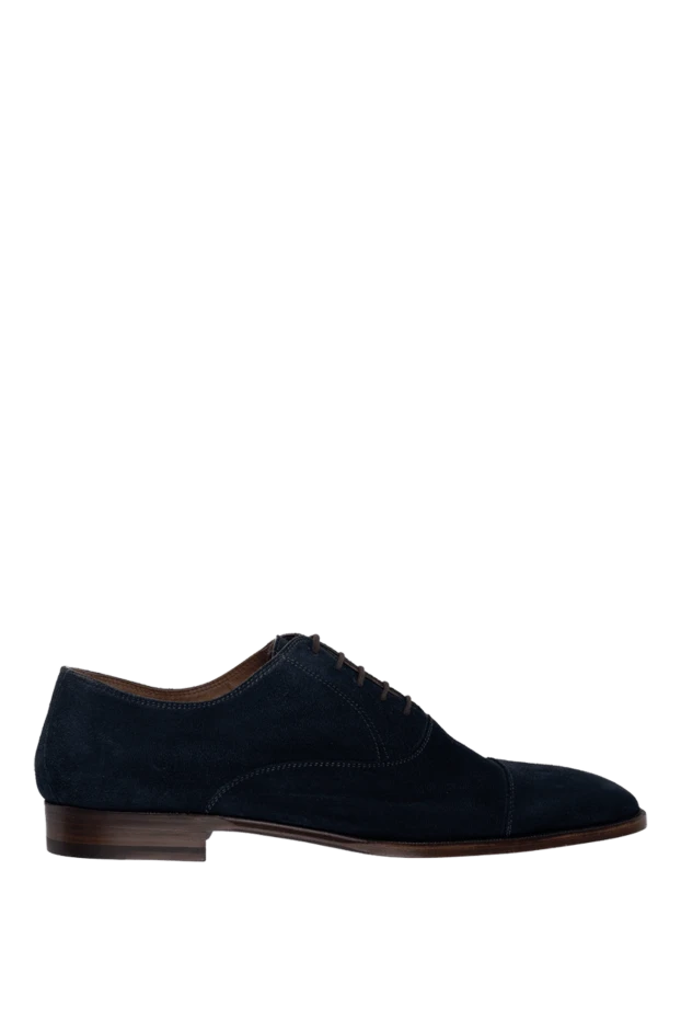 Sutor Mantellassi man blue suede men's shoes купить с ценами и фото 985256 - photo 1