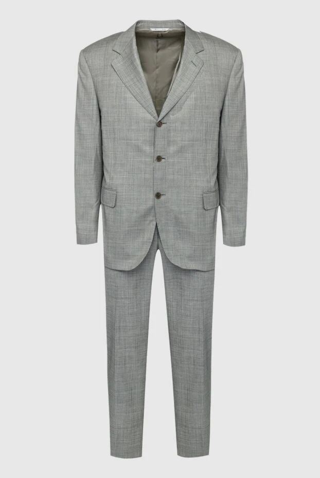 Canali man gray wool men's suit купить с ценами и фото 985603 - photo 1