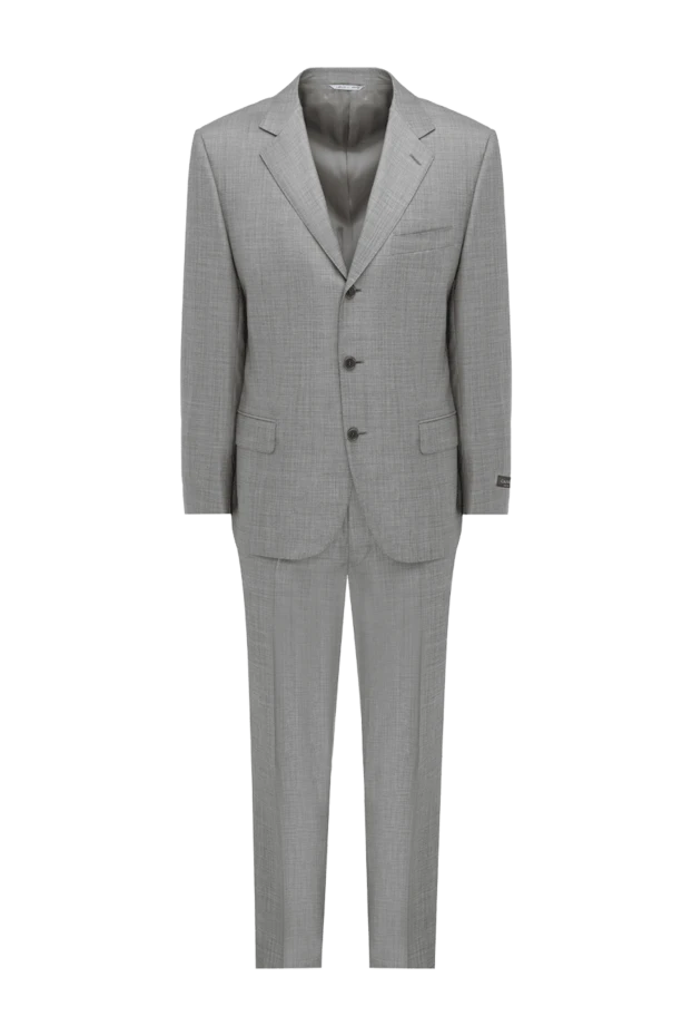 Canali man beige men's wool suit купить с ценами и фото 985604 - photo 1