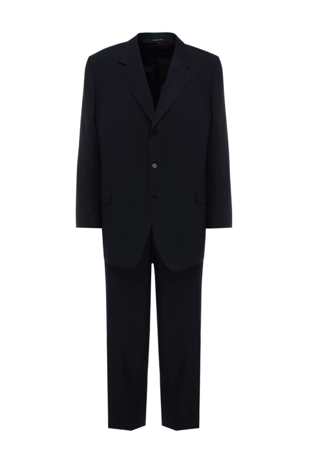 Canali man men's suit made of wool and mohair, black купить с ценами и фото 985725 - photo 1