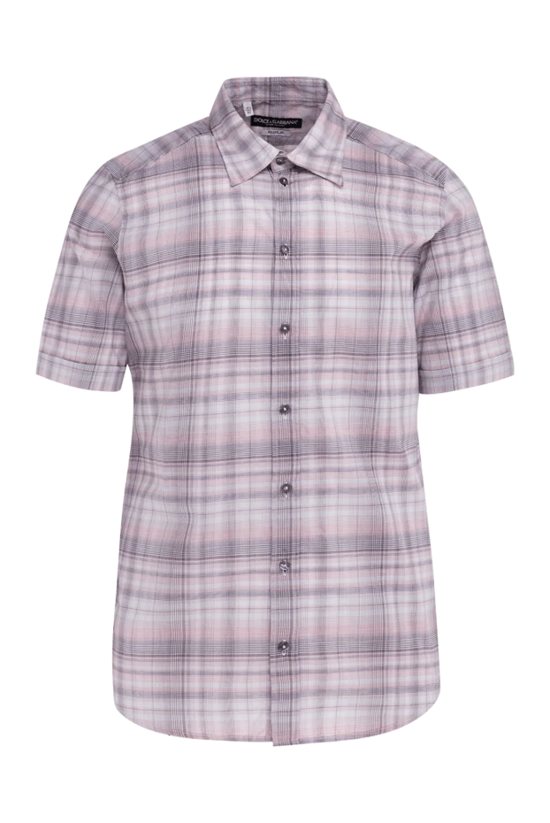 Dolce & Gabbana man gray cotton shirt for men купить с ценами и фото 986139 - photo 1