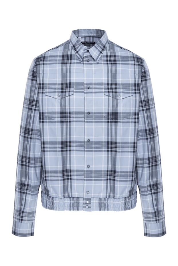 Dolce & Gabbana man gray cotton shirt for men купить с ценами и фото 986140 - photo 1