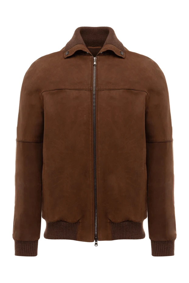 Wonderland man brown leather jacket for men купить с ценами и фото 991161 - photo 1