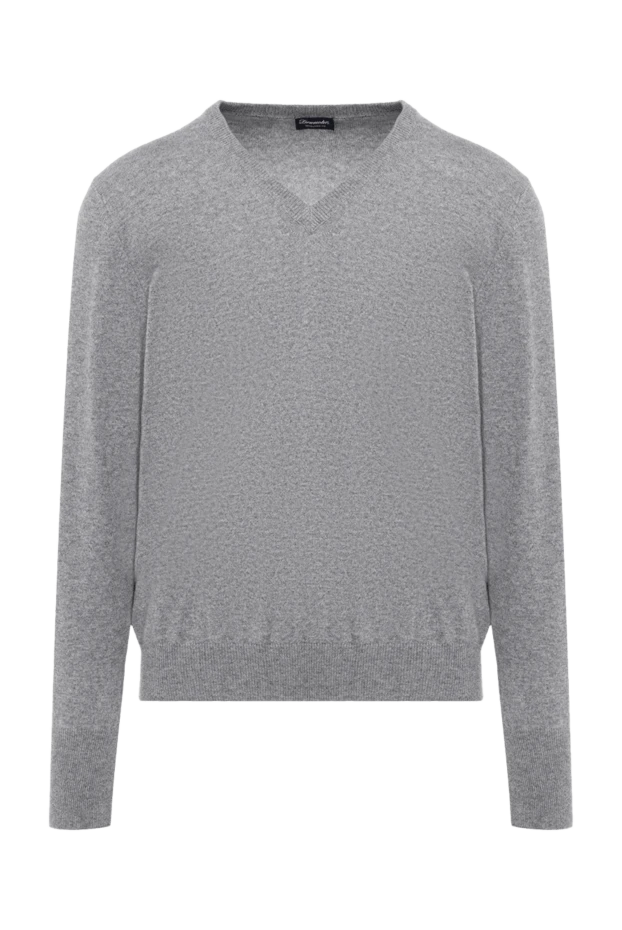 Drumohr ерлерге арналған сұр жүн, акрил және альпака жемпір 993075 - фото 1