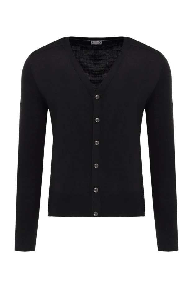 Moncler man men's wool cardigan black купить с ценами и фото 993360 - photo 1