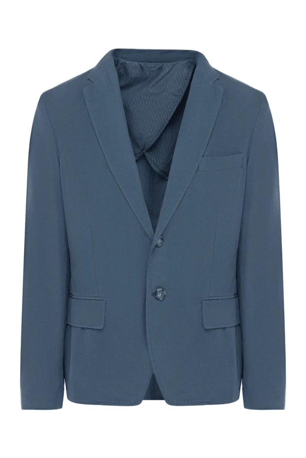 Ерлерге арналған көк мақта куртка - фото 1