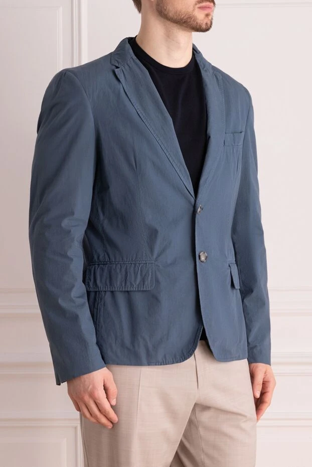 Ballantyne пиджак из хлопка синий мужской 996068 - фото 3