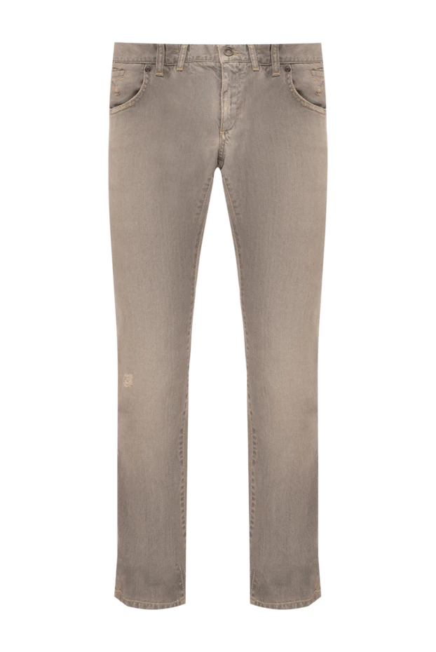 Dolce & Gabbana men's jeans made of cotton gray 996509 - photo 1