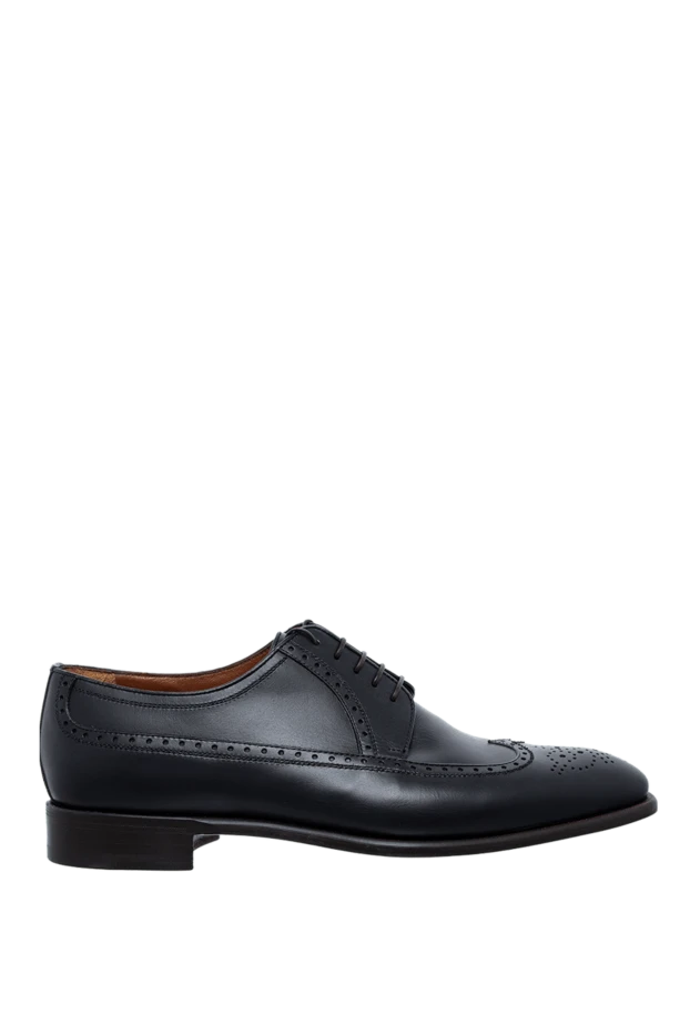 A.Testoni man men's black leather shoes купить с ценами и фото 997531 - photo 1