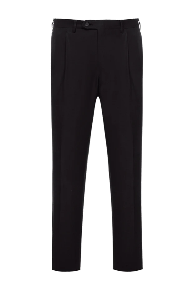 Brioni man brown wool trousers for men купить с ценами и фото 999359 - photo 1