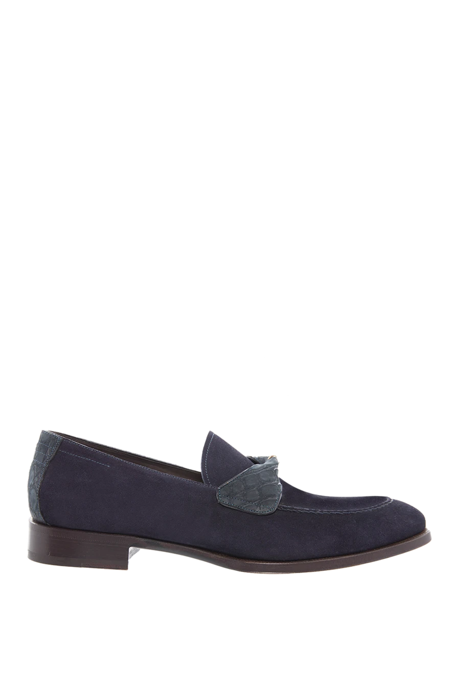 Max Verre man black suede loafers for men купить с ценами и фото 115696 - photo 1