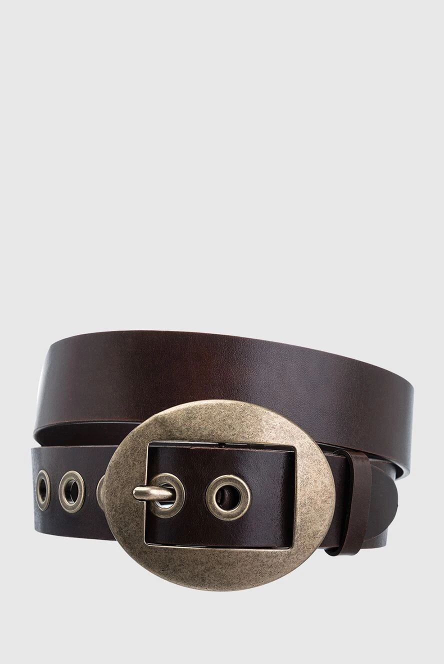 Dolce & Gabbana woman women's brown leather belt купить с ценами и фото 123661 - photo 1