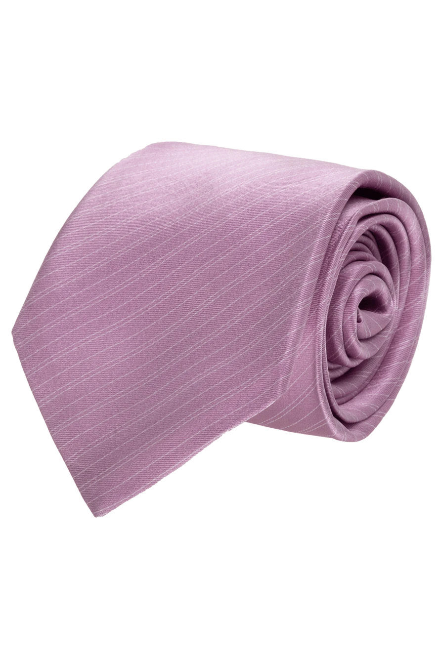 Canali man pink silk tie for men купить с ценами и фото 123965 - photo 1